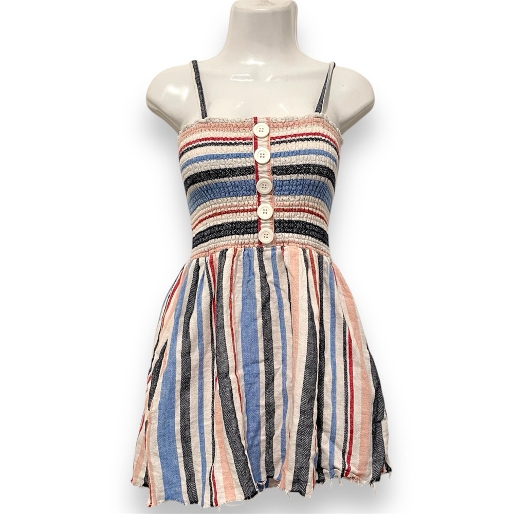Indigo Rein - Multi Colored Pastel Sun Dress Size M
